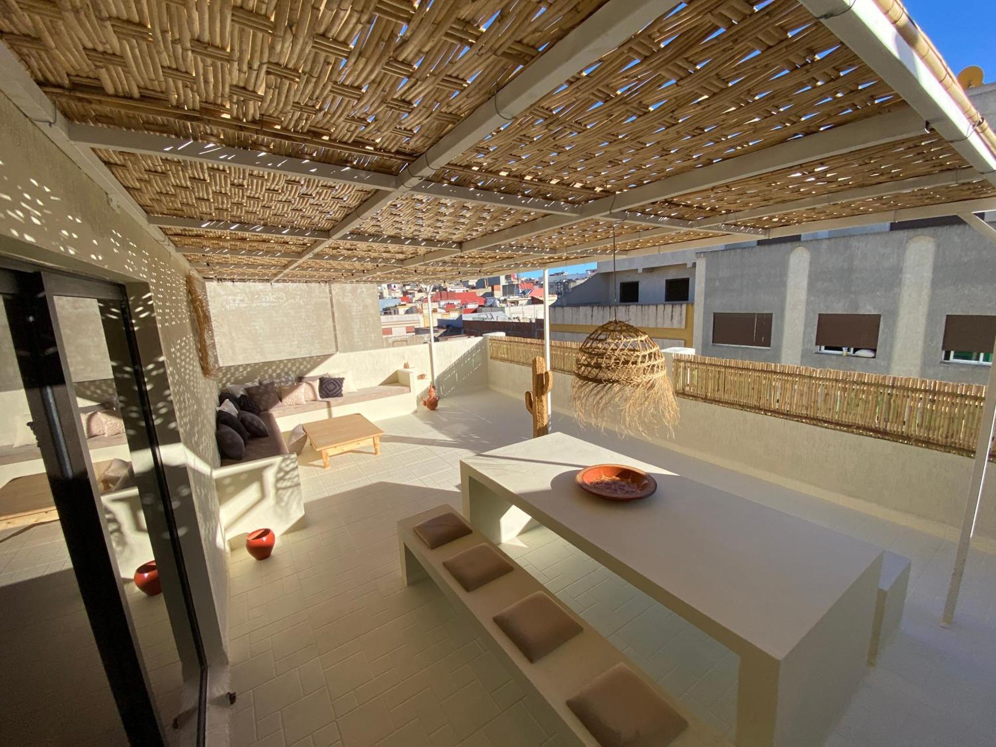 Magnificent Apartment With Private Rooftop Terrace Tanger Eksteriør bilde